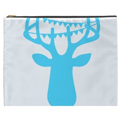 Party Deer With Bunting Cosmetic Bag (xxxl)  by CraftyLittleNodes