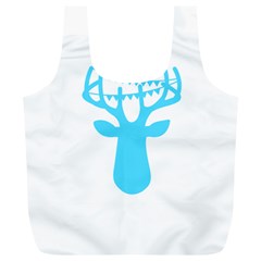 Party Deer With Bunting Full Print Recycle Bags (l)  by CraftyLittleNodes