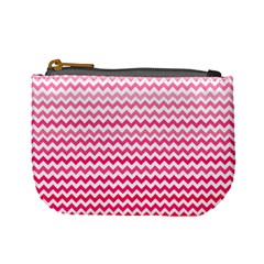 Pink Gradient Chevron Mini Coin Purses by CraftyLittleNodes