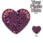 Ribbon Chaos 2 Pink Playing Cards 54 (Heart)  Front - Joker2