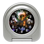 Wonderful Horses In The Universe Travel Alarm Clocks Front