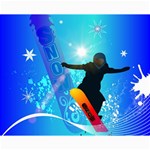 Snowboarding Collage 8  x 10  10 x8  Print - 1