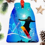 Snowboarding Bell Ornament (2 Sides) Front