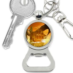 Awesome Sunset Over The Ocean With Ship Bottle Opener Key Chains by FantasyWorld7