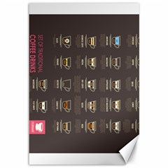 Coffee Format Canvas 12  X 18  (unframed) by walala