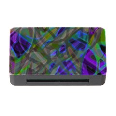 Colorful Abstract Stained Glass G301 Memory Card Reader With Cf by MedusArt