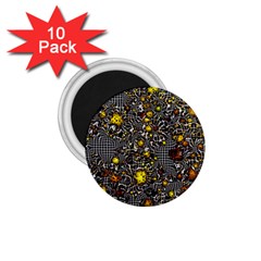 Sci Fi Fantasy Cosmos Yellow 1 75  Magnets (10 Pack)  by ImpressiveMoments