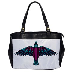 Stained Glass Bird Illustration  Office Handbags by carocollins