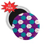 Cubes in honeycomb pattern 2.25  Magnet (10 pack) Front