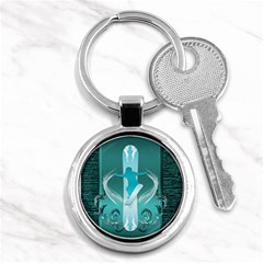 Snowboarder With Snowboard Key Chains (round)  by FantasyWorld7