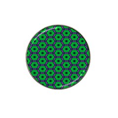 Stars In Hexagons Pattern Hat Clip Ball Marker (10 Pack) by LalyLauraFLM