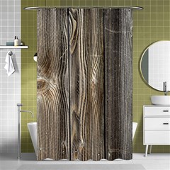 Wood Fence Shower Curtain 48  X 72  (small) 