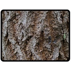 Douglas Fir Bark Fleece Blanket (large) 