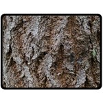 DOUGLAS FIR BARK Fleece Blanket (Large)  80 x60  Blanket Front