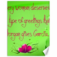 Garcia s Greetings Canvas 12  X 16  