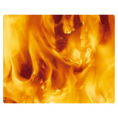 Yellow Flames Double Sided Flano Blanket (medium) 