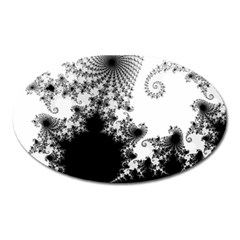 Fractal Oval Magnet by trendistuff