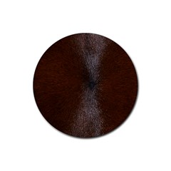 Horse Fur Rubber Coaster (round)  by trendistuff