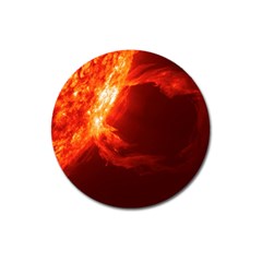 Solar Flare 1 Magnet 3  (round) by trendistuff