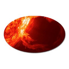 Solar Flare 1 Oval Magnet by trendistuff