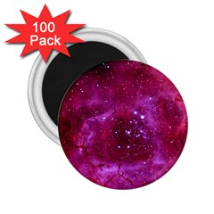 Rosette Nebula 1 2 25  Magnets (100 Pack)  by trendistuff