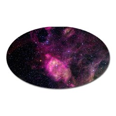 Purple Clouds Oval Magnet by trendistuff