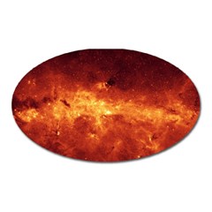 Milky Way Clouds Oval Magnet by trendistuff