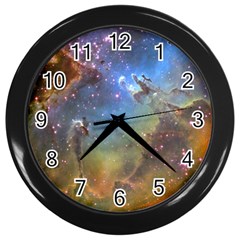 Eagle Nebula Wall Clocks (black) by trendistuff