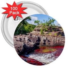 Cano Cristales 2 3  Buttons (100 Pack) 