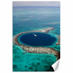 Great Blue Hole 1 Canvas 20  X 30  