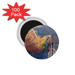 Great Wall Of China 1 1 75  Magnets (100 Pack)  by trendistuff