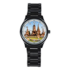 Chaiwatthanaram Stainless Steel Round Watches by trendistuff