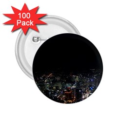 Seoul Night Lights 2 25  Buttons (100 Pack) 