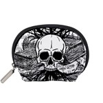 Skull & Books Accessory Pouches (Small)  Front