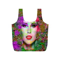 Flowers In Your Hair Full Print Recycle Bags (s)  by icarusismartdesigns