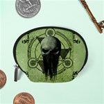 Awesome Green Skull Accessory Pouches (Small)  Back