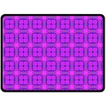 Abstract Dancing Diamonds Purple Violet Fleece Blanket (Large)  80 x60  Blanket Front