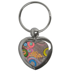 Rainbow Passion Key Chains (heart)  by SugaPlumsEmporium