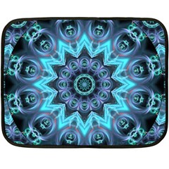 Star Connection, Abstract Cosmic Constellation Fleece Blanket (mini) by DianeClancy