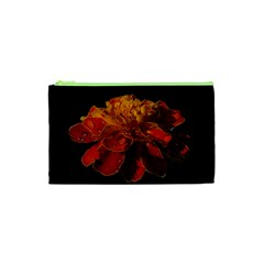 Marigold On Black Cosmetic Bag (xs)