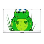 Green Frog Business Card Holders Front