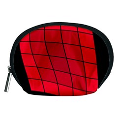 Red Abstraction Accessory Pouches (medium) 