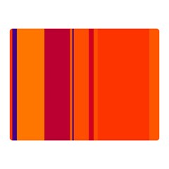 Orange Lines Double Sided Flano Blanket (mini) 