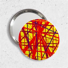 Yellow And Orange Pattern 2 25  Handbag Mirrors