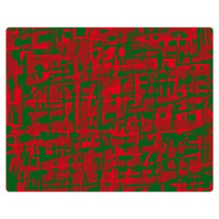 Green And Red Pattern Double Sided Flano Blanket (medium) 