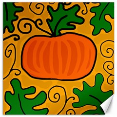 Thanksgiving Pumpkin Canvas 16  X 16   by Valentinaart