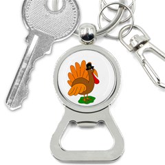 Thanksgiving Turkey - Transparent Bottle Opener Key Chains by Valentinaart