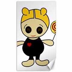 Cute Doll Girl Canvas 40  X 72  