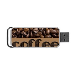 Funny Coffee Beans Brown Typography Portable Usb Flash (two Sides) by yoursparklingshop