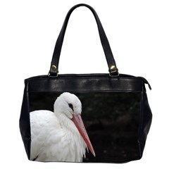 Stork Bird Office Handbags (2 Sides)  by picsaspassion